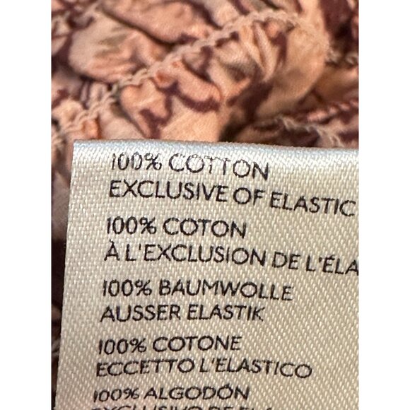 NWT Free People Smock It To Me Mini Dress Women's Small Apricot Combo bodycon - Picture 9 of 12